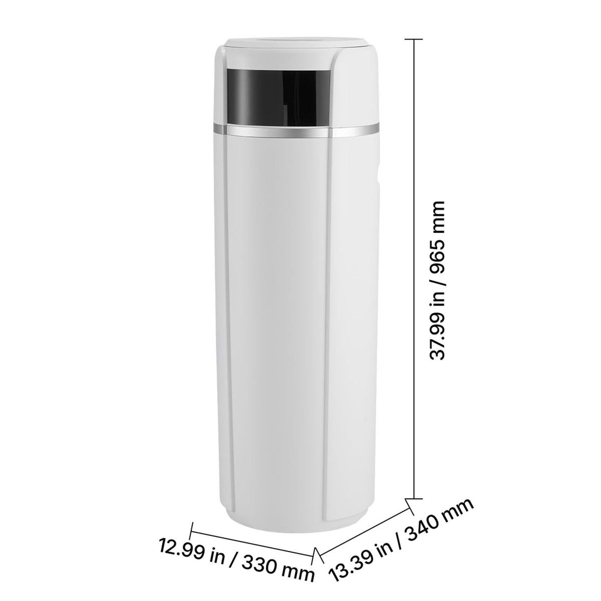 Water Softener, 32,000 Grains Whole House Water Softener System, with Automatic Touch Control Panel, Bypass Valve, Reduce Hardness and Minerals, Improve Water Quality, for 1-2 Bathrooms