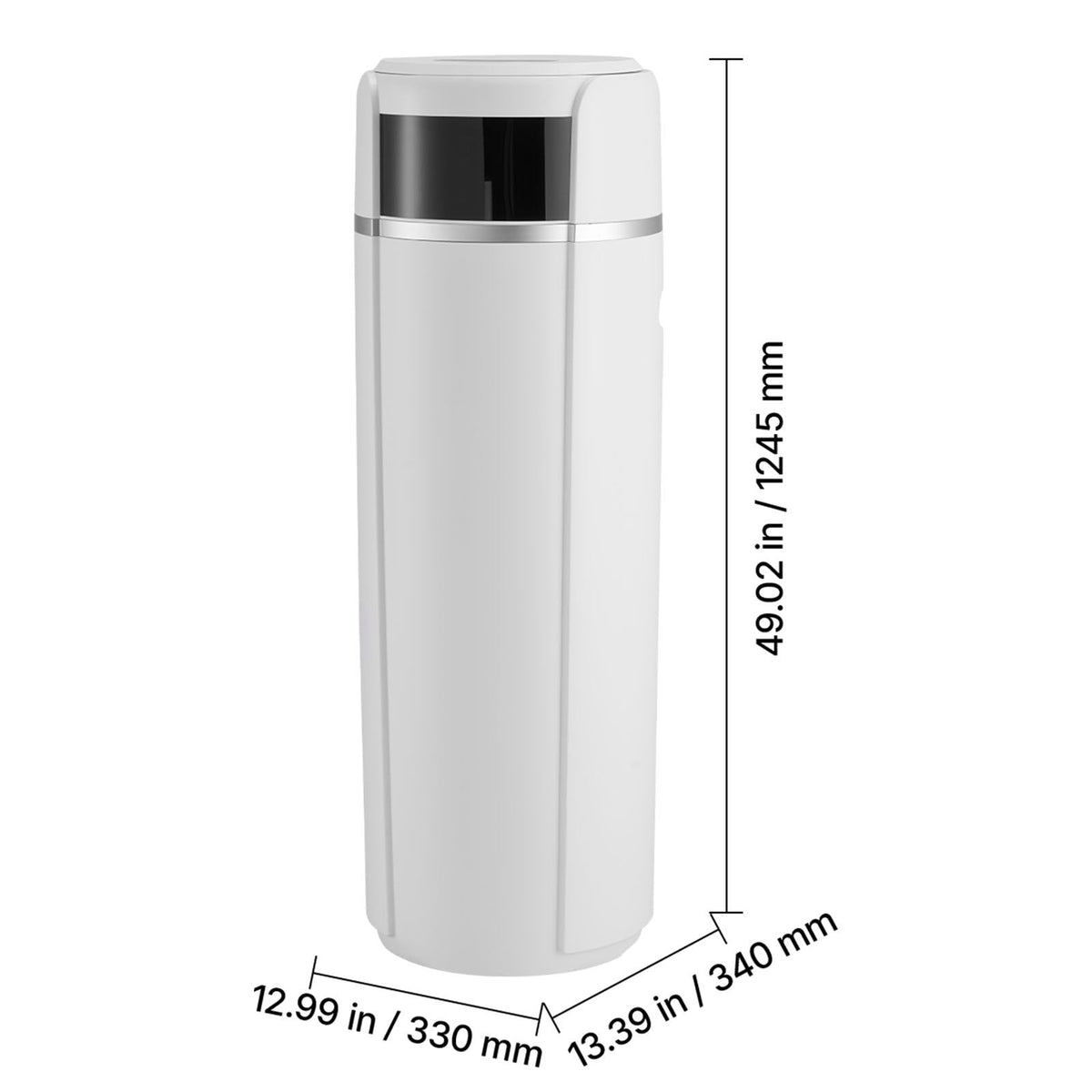 Water Softener, 40,000 Grains Whole House Water Softener System, with Automatic Touch Control Panel, Bypass Valve, Reduce Hardness and Minerals, Improve Water Quality, for 2-3 Bathrooms
