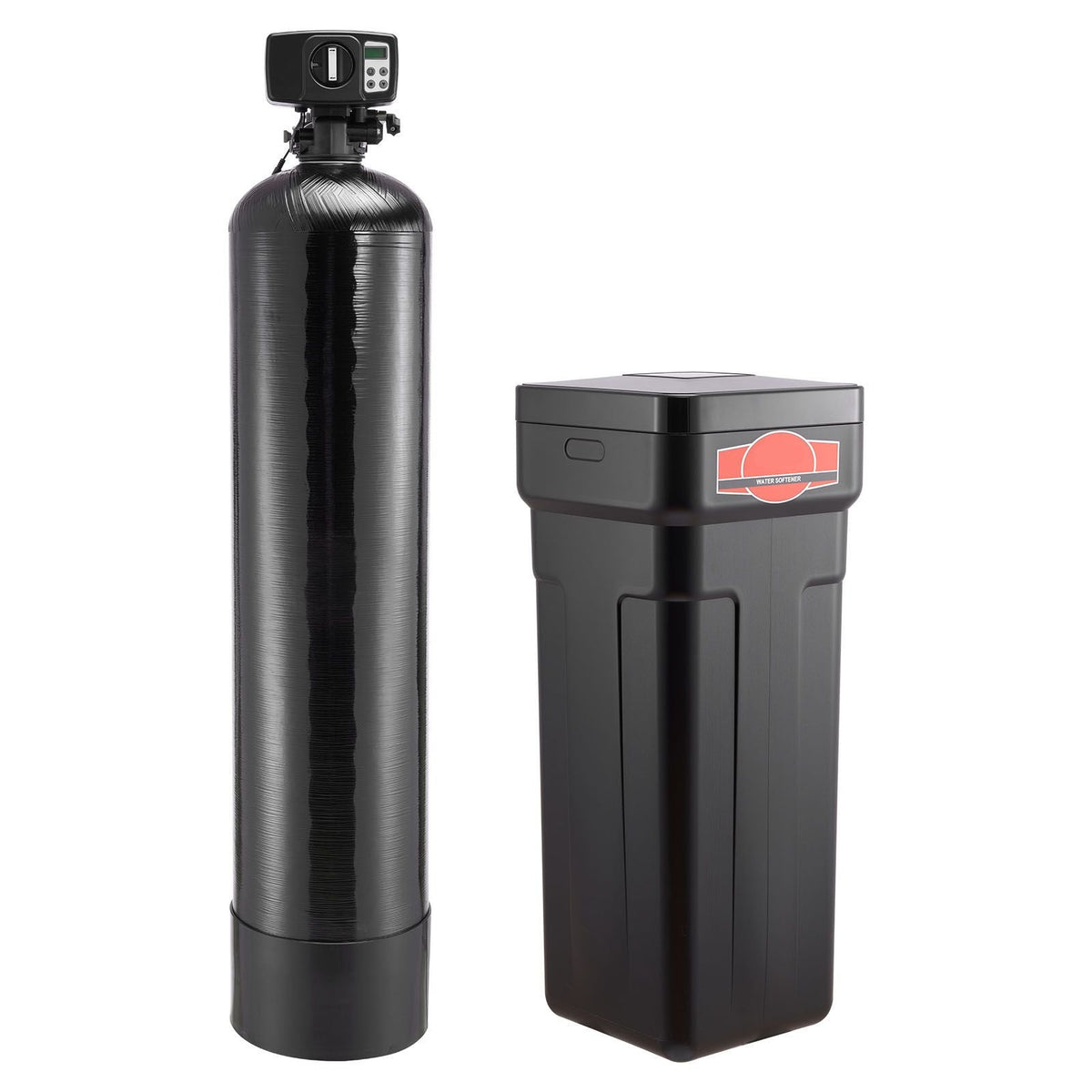 Water Softener, 48,000 Grains Whole House Water Softener System, with Automatic Digital Control Head, Bypass Valve, Reduce Hardness and Minerals, Improve Water Quality, for 3-4 Bathrooms
