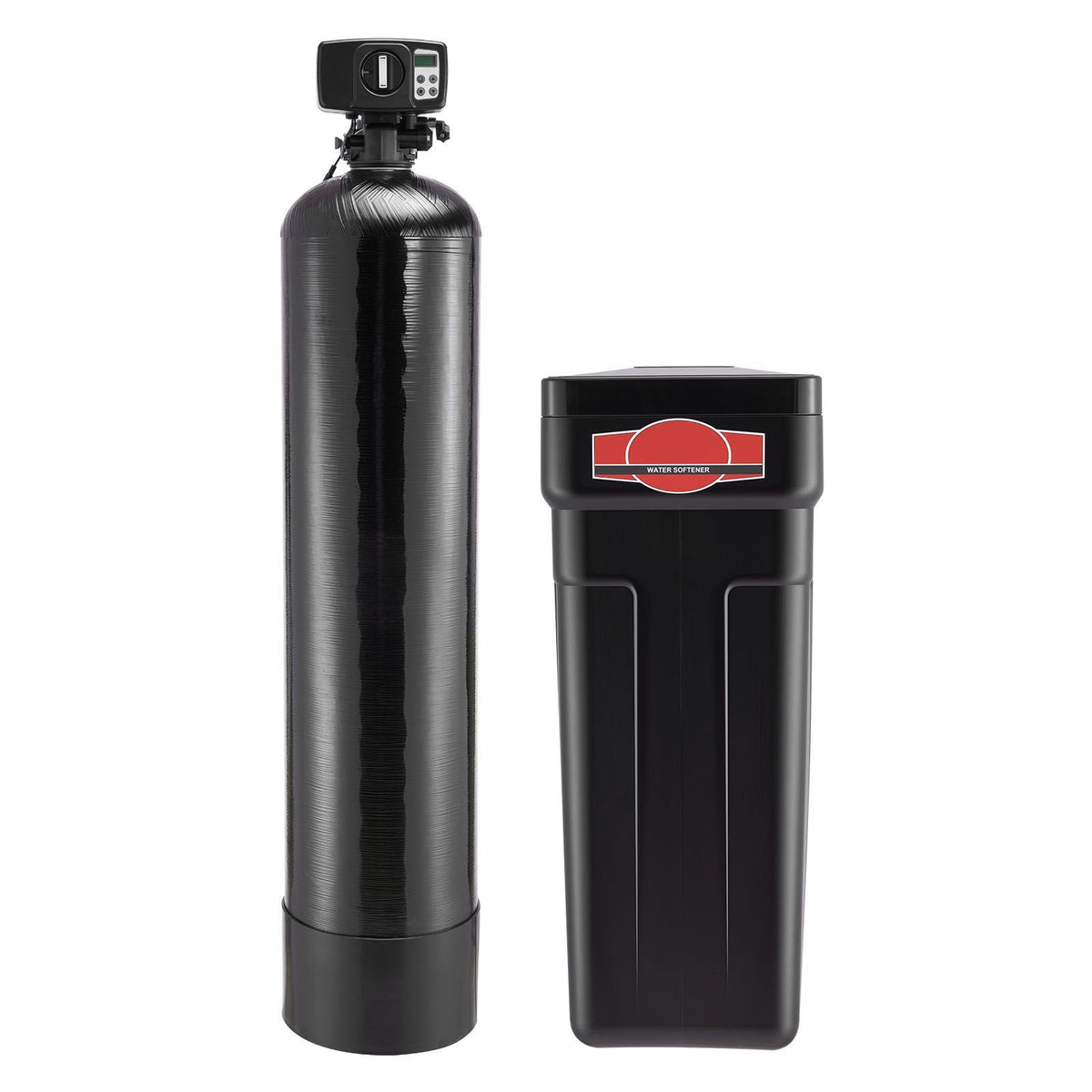 Water Softener, 48,000 Grains Whole House Water Softener System, with Automatic Digital Control Head, Bypass Valve, Reduce Hardness and Minerals, Improve Water Quality, for 3-4 Bathrooms
