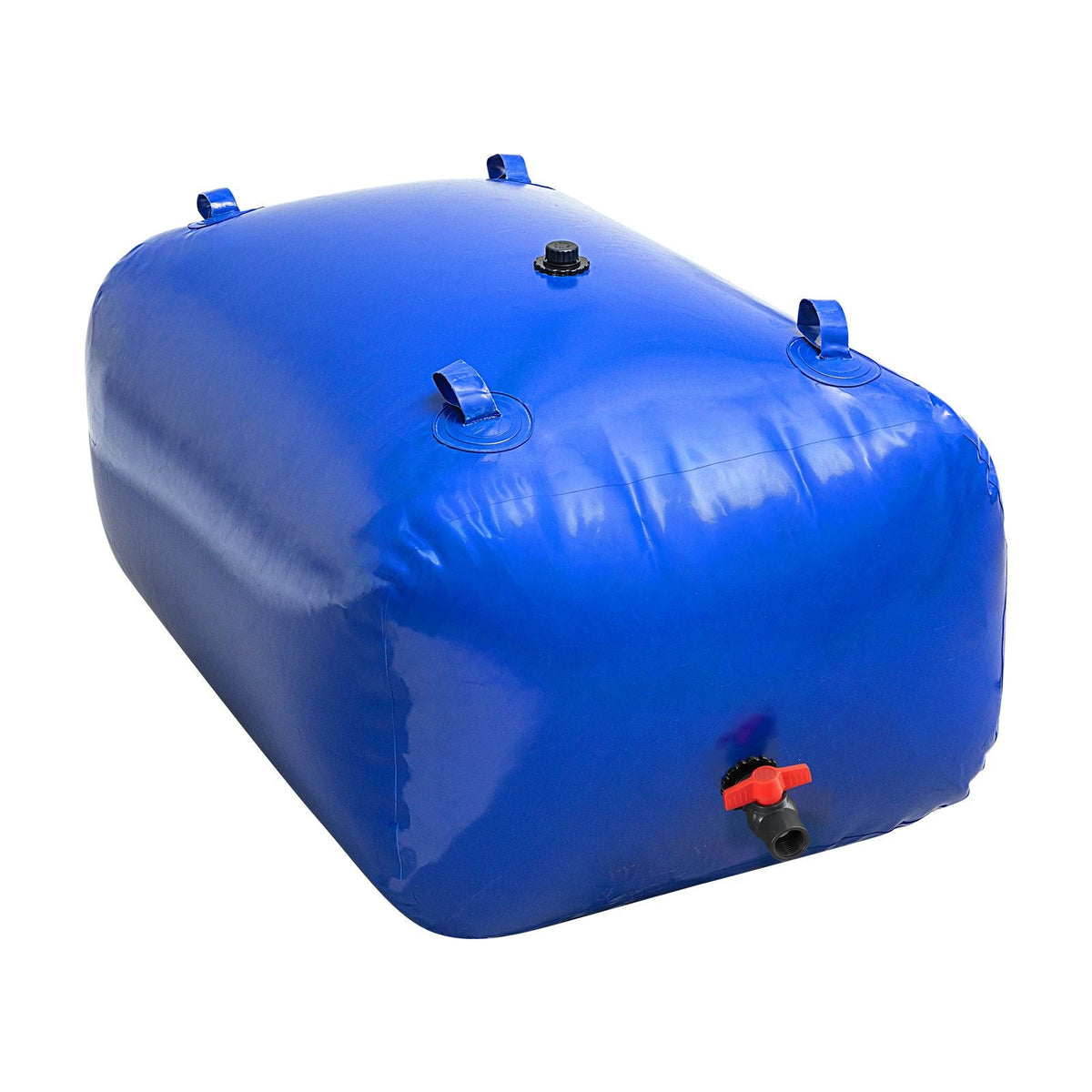 Water Storage Bladder, 105.7 Gallon (400L) Water Storage Container Tank, 1000D PVC Large Capacity Soft Bag Bladder, Foldable Portable for Garden Irrigation, Camping, RV, Fire Prevention - Blue