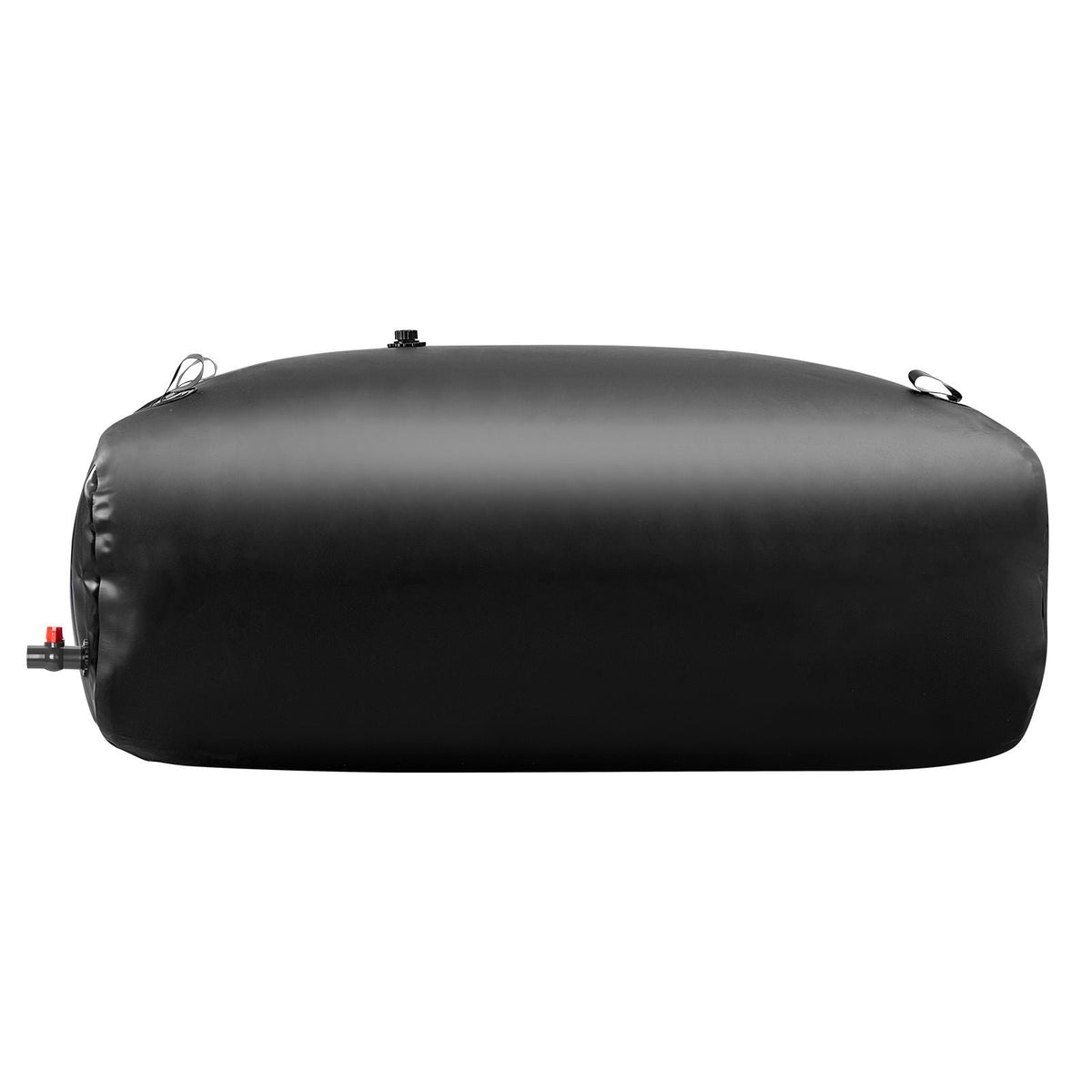 Water Storage Bladder, 142.7 Gallon (540L) Water Storage Container Tank, 1000D PVC Large Capacity Soft Bag Bladder, Collapsible Portable for Garden Irrigation, Camping, RV, Emergency Use - Black