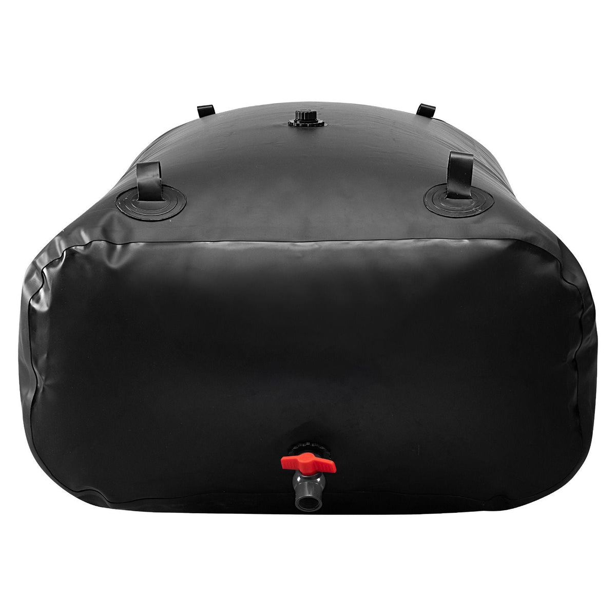 Water Storage Bladder, 142.7 Gallon (540L) Water Storage Container Tank, 1000D PVC Large Capacity Soft Bag Bladder, Collapsible Portable for Garden Irrigation, Camping, RV, Emergency Use - Black