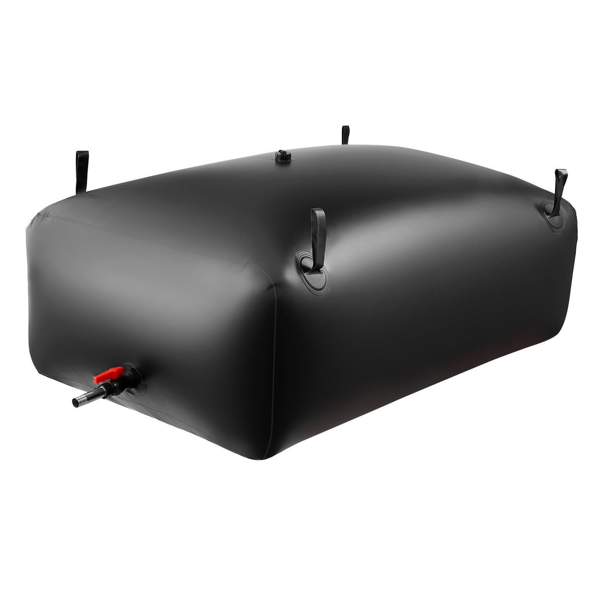 Water Storage Bladder, 264.2 Gal Collapsible Water Storage Bag, Wear-Resistant 1000D PVC Soft Waters Bag, Leakproof Camping Tank Containers for Garden Irrigation RV Emergency Use, Black