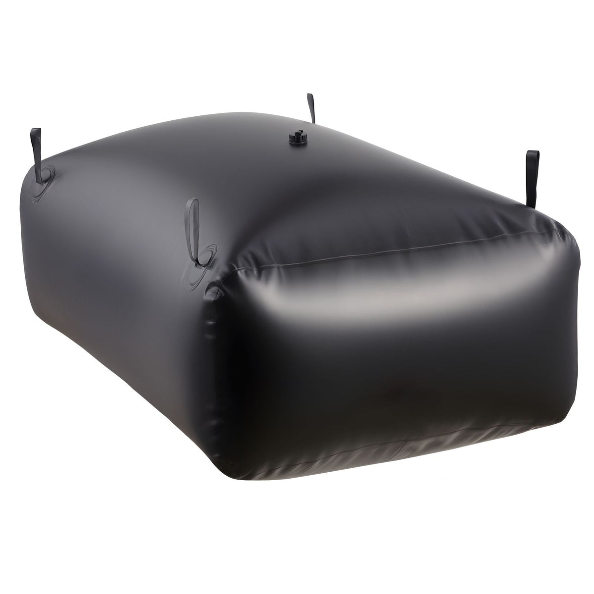 Water Storage Bladder, 264.2 Gal Collapsible Water Storage Bag, Wear-Resistant 1000D PVC Soft Waters Bag, Leakproof Camping Tank Containers for Garden Irrigation RV Emergency Use, Black