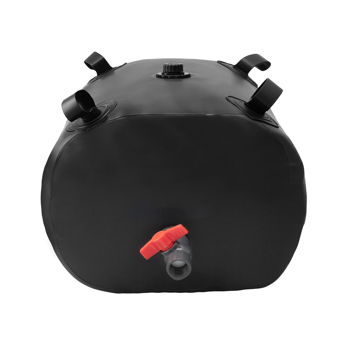 Water Storage Bladder, 29.85 Gallon (113L) Water Storage Container Tank, 1000D PVC Thickened Soft Bag Bladder, Collapsible Portable for Garden Irrigation, Camping, RVs, Emergency Use - Black