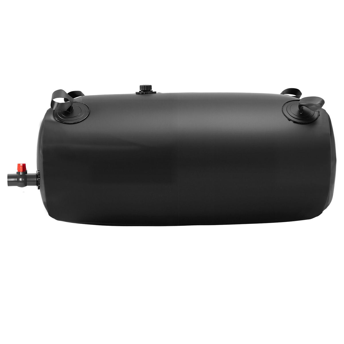 Water Storage Bladder, 29.85 Gallon (113L) Water Storage Container Tank, 1000D PVC Thickened Soft Bag Bladder, Collapsible Portable for Garden Irrigation, Camping, RVs, Emergency Use - Black