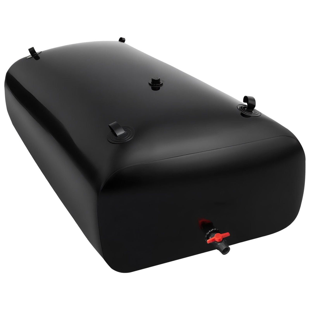 Water Storage Bladder, 87 Gallon (330L) Water Storage Container Tank, 1000D PVC Large Capacity Soft Bag Bladder, Collapsible Portable for Garden Irrigation, Camping, RVs, Emergency Use - Black