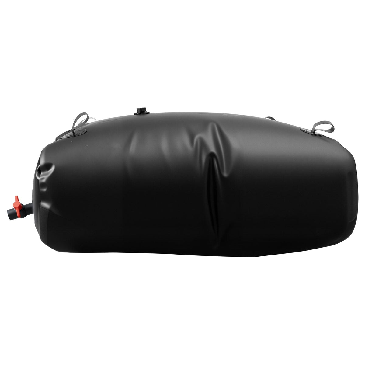 Water Storage Bladder, 87 Gallon (330L) Water Storage Container Tank, 1000D PVC Large Capacity Soft Bag Bladder, Collapsible Portable for Garden Irrigation, Camping, RVs, Emergency Use - Black