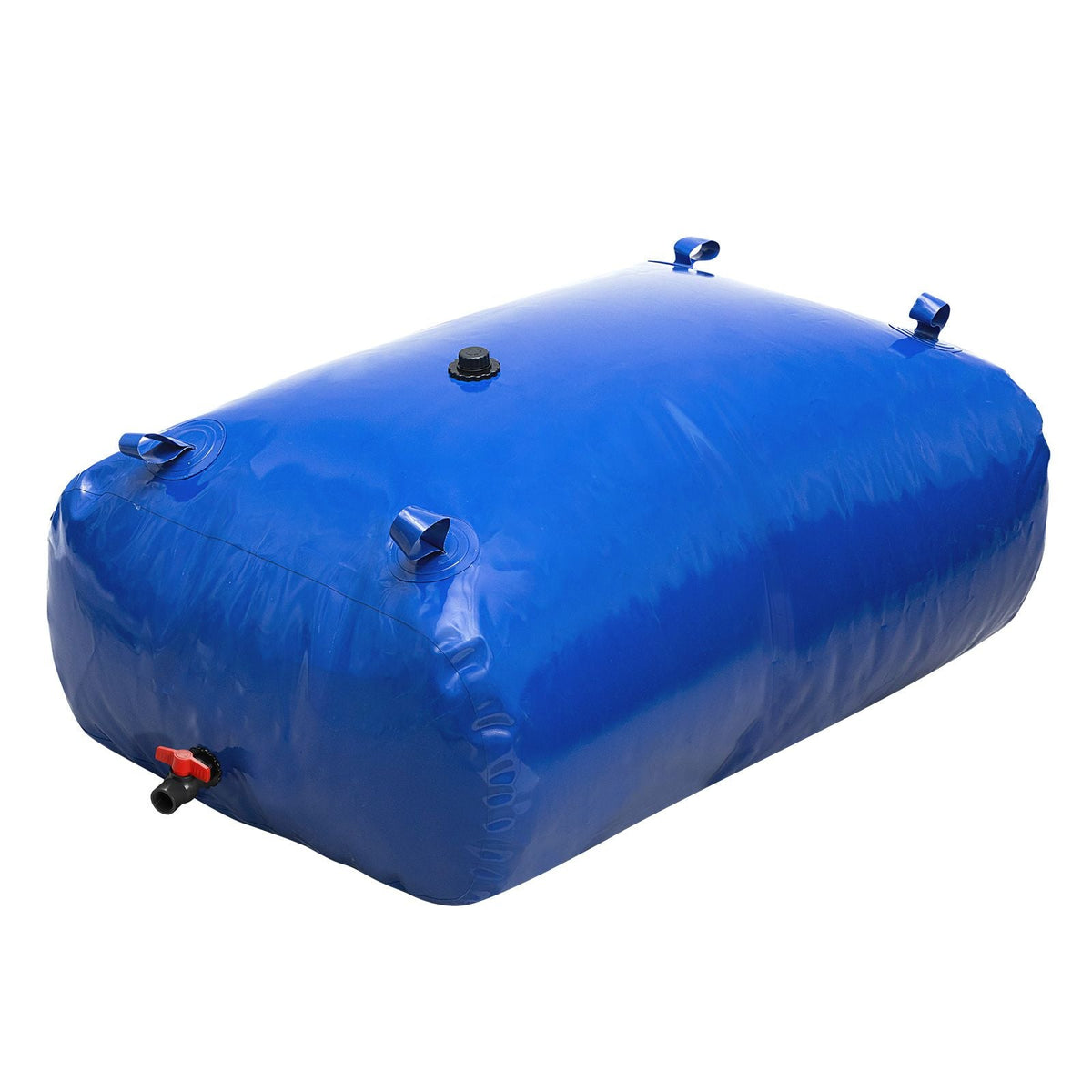 Water Storage Bladder, 87 Gallon (330L) Water Storage Container Tank, 1000D PVC Large Capacity Soft Bag Bladder, Collapsible Portable for Garden Irrigation, Camping, RVs, Fire Prevention, Blue