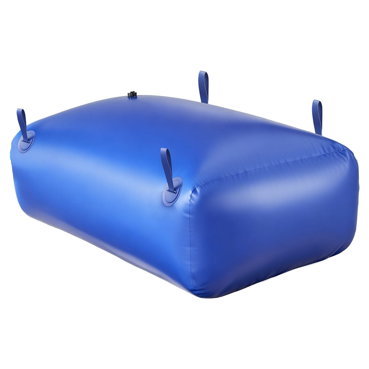 Water Storage Bladder, 87.2 Gal Collapsible Water Storage Bag, Wear-Resistant 1000D PVC Soft Waters Bag, Leakproof Camping Tank Containers for Garden Irrigation RV Emergency Use, Blue