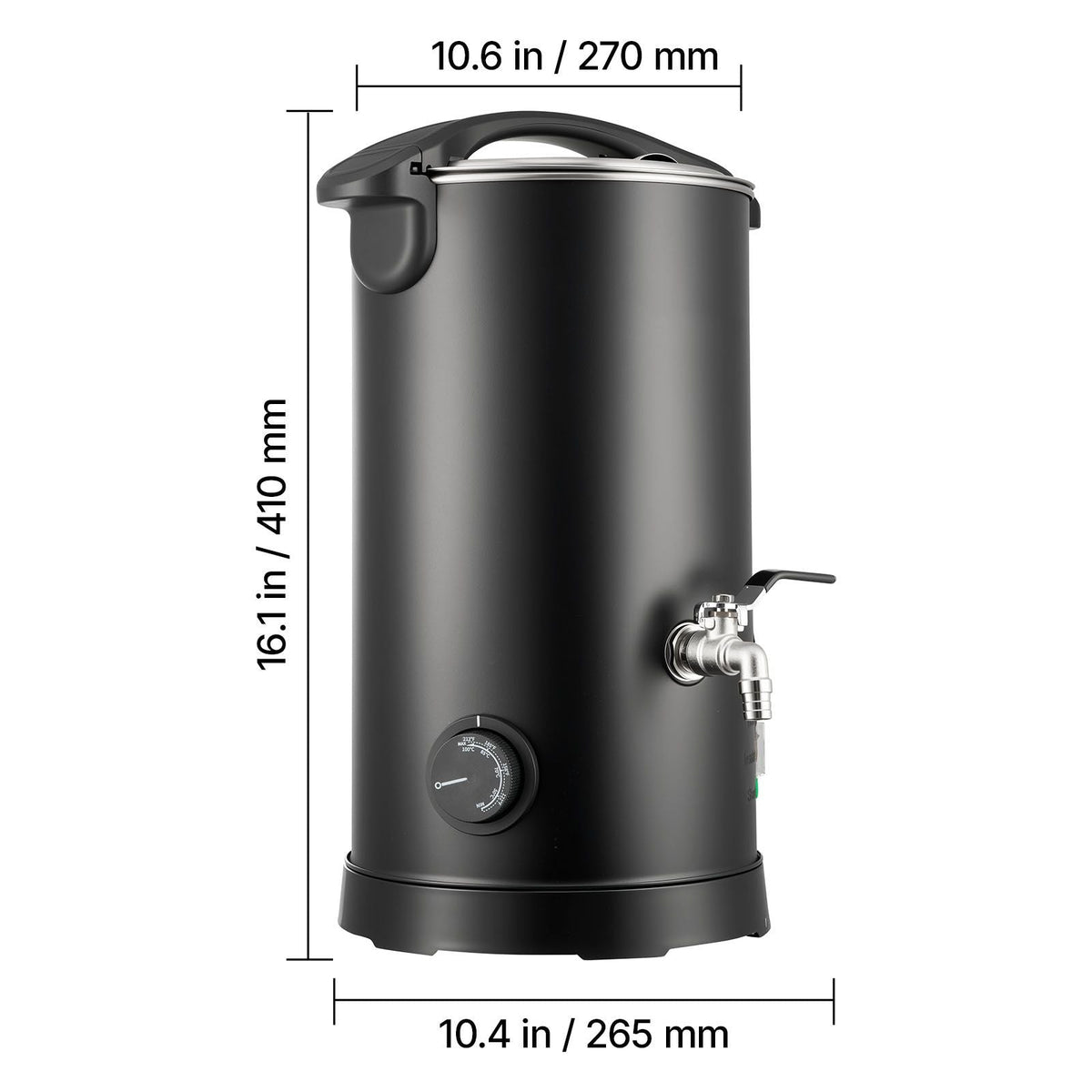 Wax Melter for Candle Making, 5.3 Qts, Fast and Even Heating, with Easy Pour Spout and Temperature Control, Hourglass Base for Non-Stick Smooth Flow, Wax Melting Pot for Making Candles Soaps