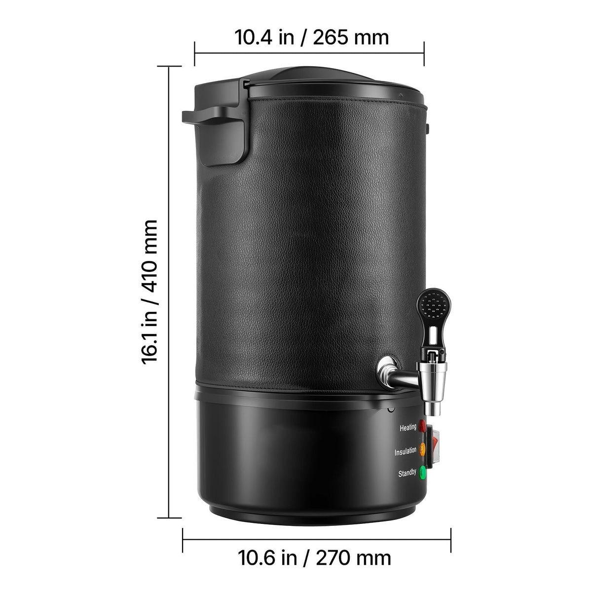 Wax Melter for Candle Making, 8.5 Qts, Fast and Even Heating, with Easy Pour Spout and Temperature Control, Grooved Base for Non-Stick and Smooth Flow, Wax Melting Pot for Making Candles Soaps