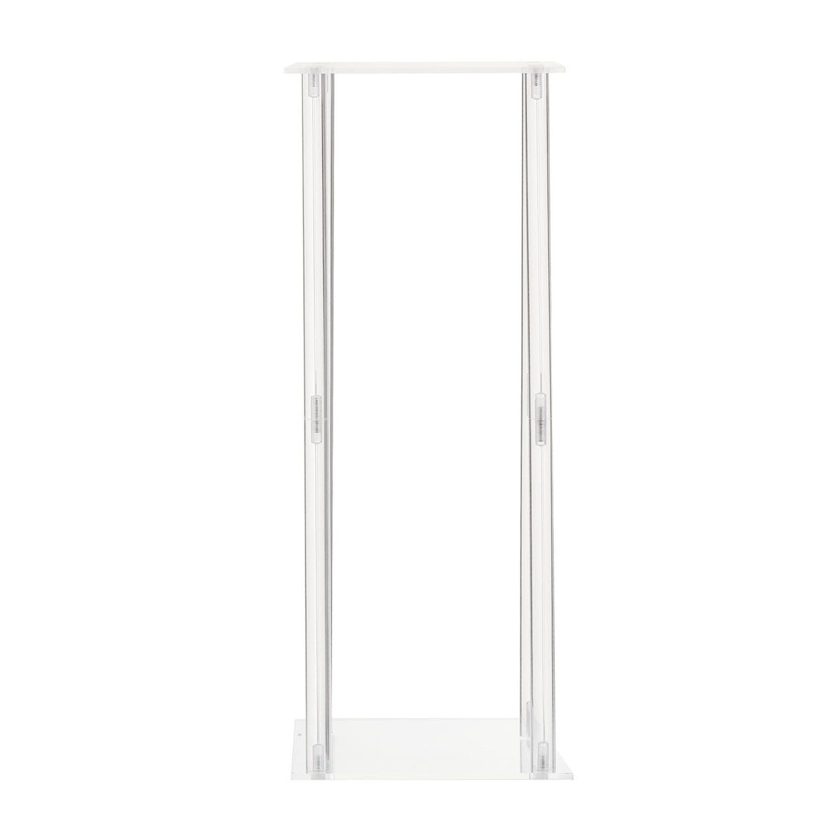 Wedding Flower Stand, 10PCS 19.69-inch Column Flower Stand, Floral Stands with Acrylic Laminate, Cylindrical Cubic Floral Display Rack for Wedding, Party, Birthday, Home, Centerpiece Stands