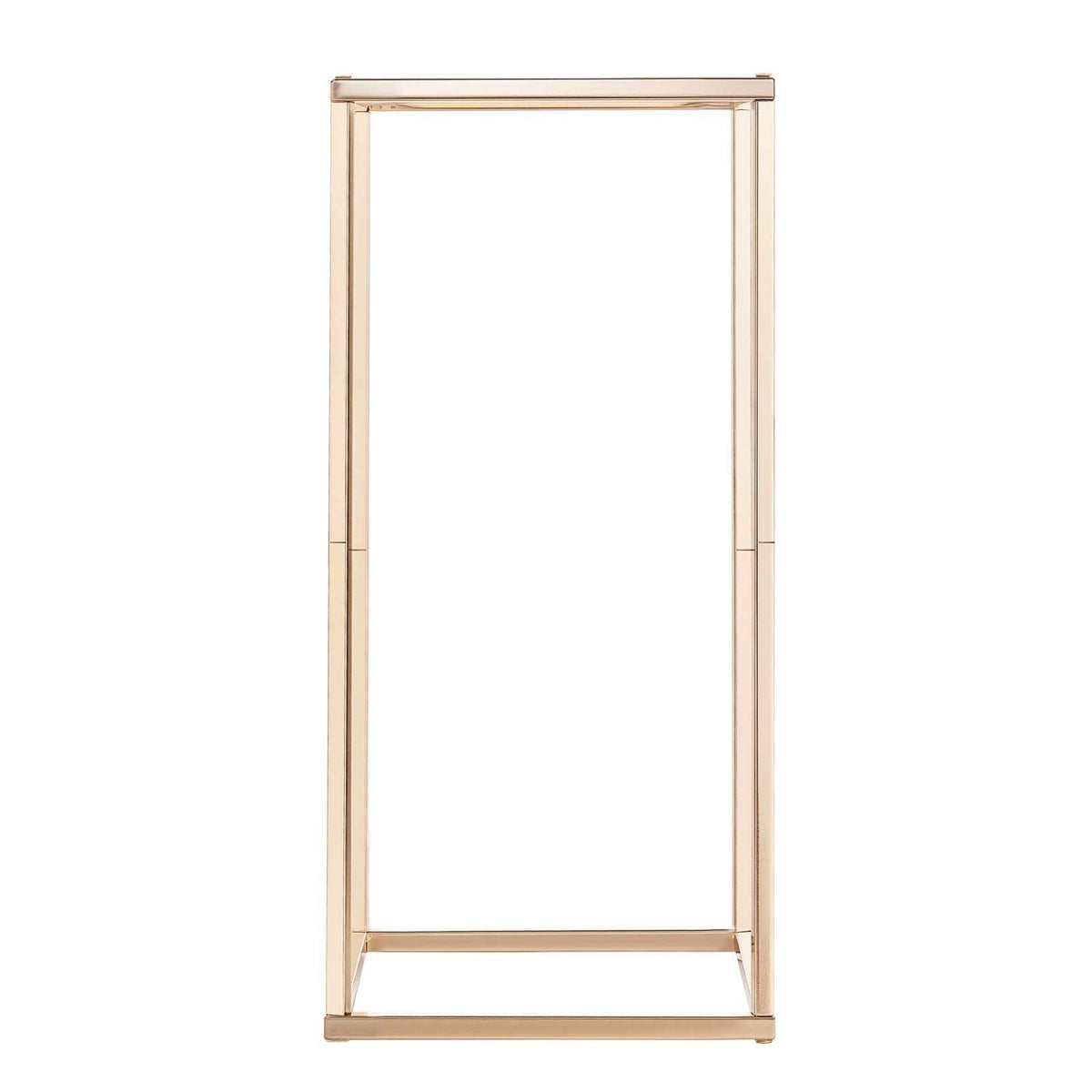Wedding Flower Stand, 10PCS 23.62-inch Column Flower Stand, Floral Stands with Metal Laminate, Gold Rectangular Floral Display Rack for Wedding, Party, Birthday, Home, Gold Centerpiece Stands