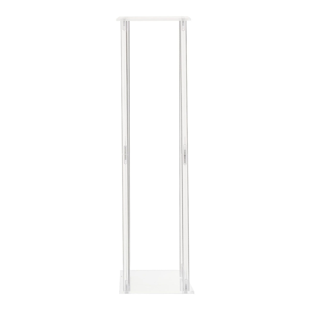 Wedding Flower Stand, 10PCS 31.5-inch Column Flower Stand, Floral Stands with Acrylic Laminate, Cylindrical Cubic Floral Display Rack for Wedding, Party, Birthday, Home, Centerpiece Stands