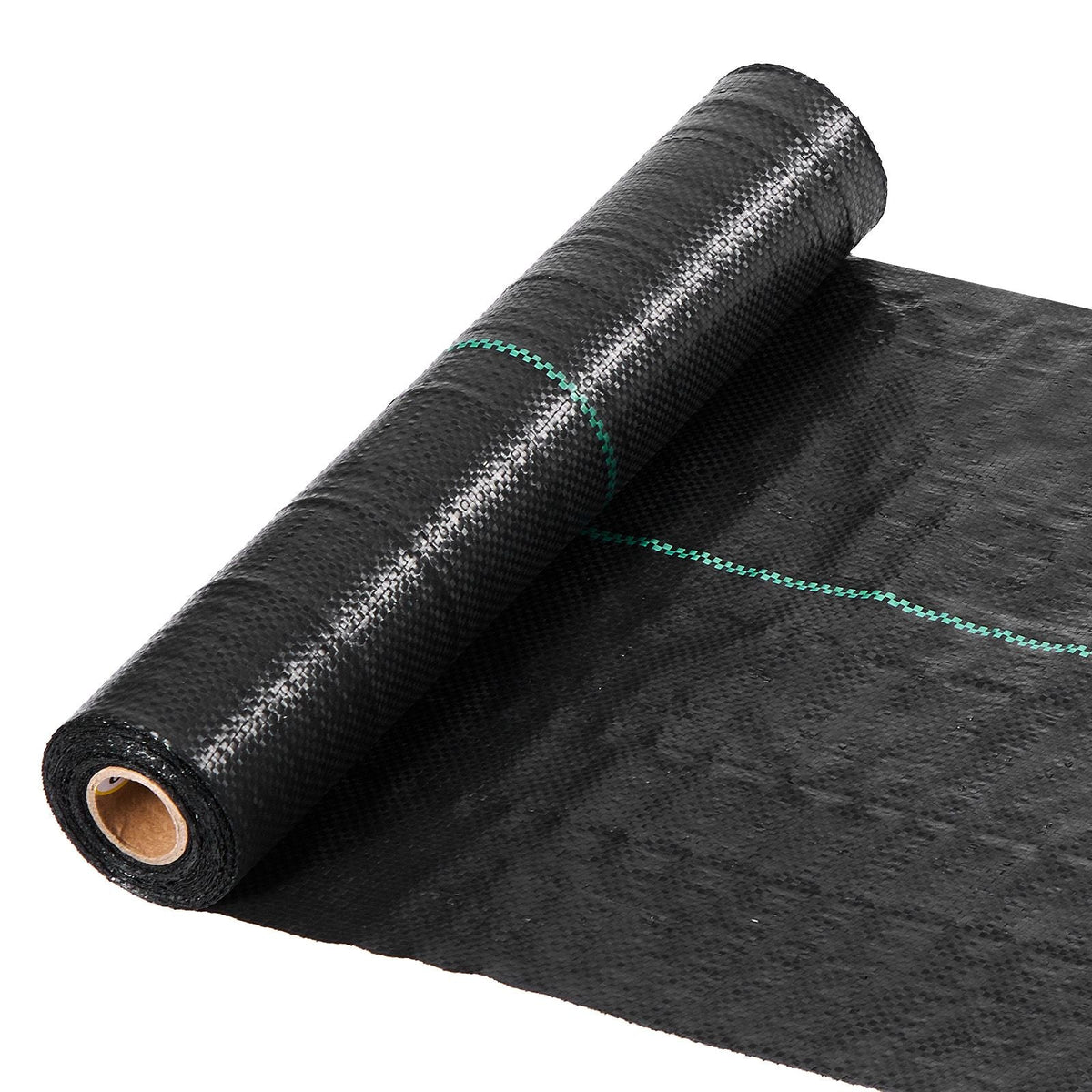 Weed Barrier Fabric Heavy Duty, 1.4x50FT 3.2oz Landscape Fabric, Woven Weed Blocker Fabrics, Garden Fabrics Weeds Barrier, Weeds Control Ground Cover, Geotextile Webbing, Gardening Mat, Black