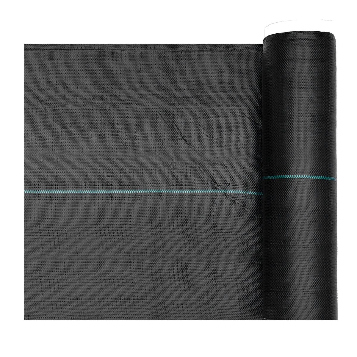 Weed Barrier Fabric Heavy Duty, 1.4x50FT 3.2oz Landscape Fabric, Woven Weed Blocker Fabrics, Garden Fabrics Weeds Barrier, Weeds Control Ground Cover, Geotextile Webbing, Gardening Mat, Black