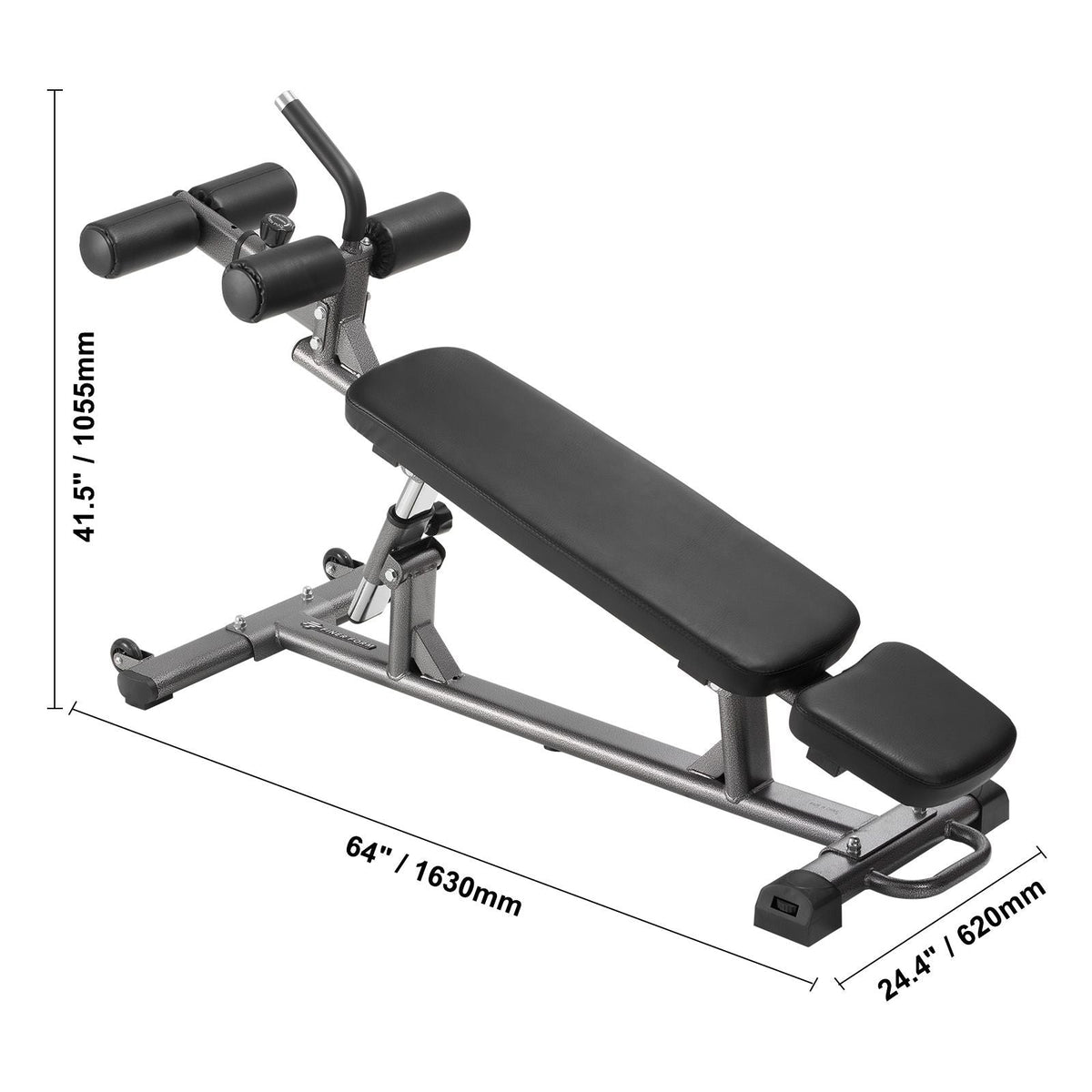 Weight Bench, Adjustable Strength Training Bench, Press Bench for Full Body Workout, 1000 LBS Multi-Purpose Sit up Bench for Home Gym Exercise, Incline Decline Bench with Reverse Crunch Handle