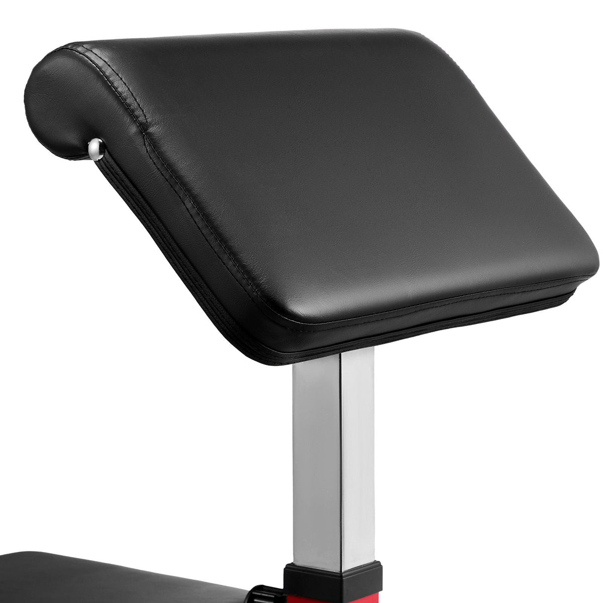 Weight Bench with Leg Extension, Strength Training Benches, Max load 440 LBS Home Gym Bench Fitness Equipment, Seated Arm Isolated Barbell Dumbbell Bicep Station, Workout Bench for Home Gym