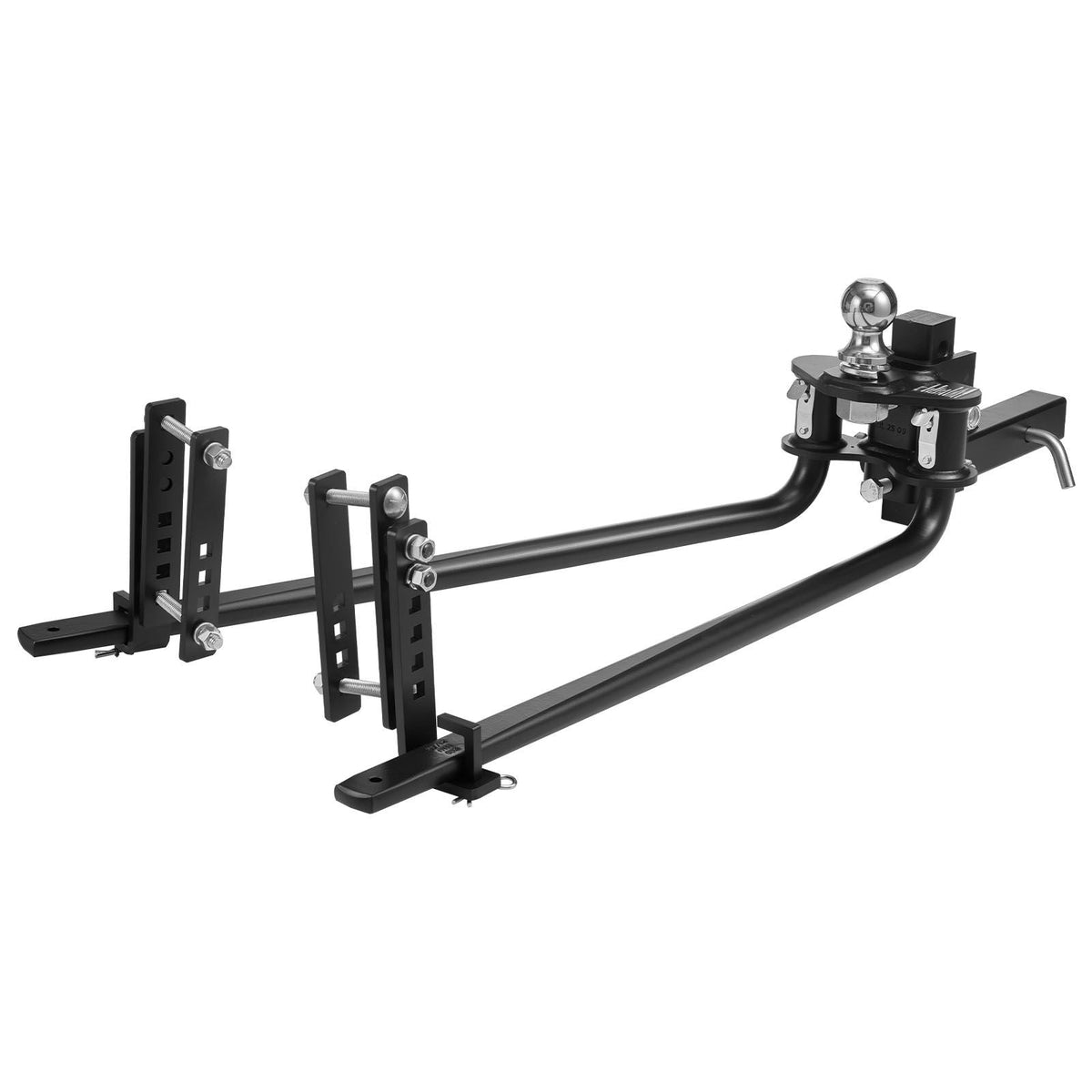 Weight Distribution Hitch, 14000 lbs Max Towing & 1400 lbs Max Tongue, Weight Distributing Hitches Kit with Sway Control Includes 2 in Shank & 2-5/16 in Ball, Load Leveling Hitch for Trailers
