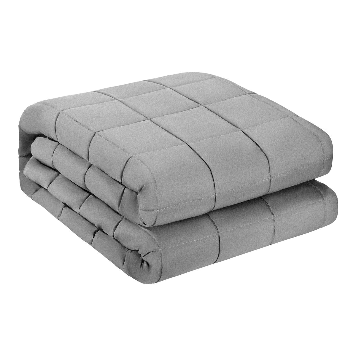 Weighted Blanket, 25 lbs, 60 x 80 in Queen Size, Cooling Breathable Heavy Blanket with Glass Beads, All-Season Use, Suitable for 250-310 lbs Adults, Anxiety Stress Relief, Improve Sleep, Grey