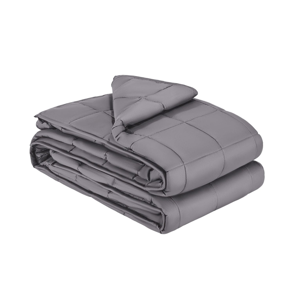 Weighted Blanket, 25 lbs, 80 x 87 in King Size, Soft 100% Cotton Heavy Blanket with Glass Beads, Breathable Material, Suitable for 250-310 lbs lbs Adults, Anxiety Stress Relief, Grey