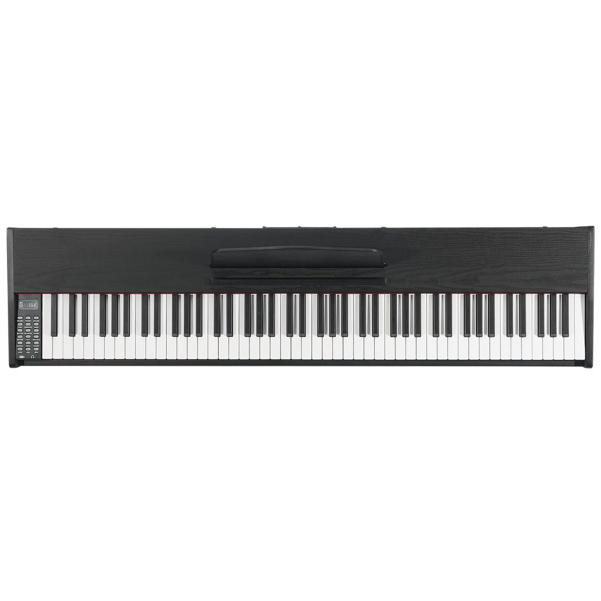 Weighted Digital Piano, 88 Key Fully Weighted Keys, Dual Keyboard & Speakers Simple Cabinet Bracket with Twin Bench Headphone 200 Tones & Rhythms, Support Bluetooth/USB/MIDI, for Teachers Lesson