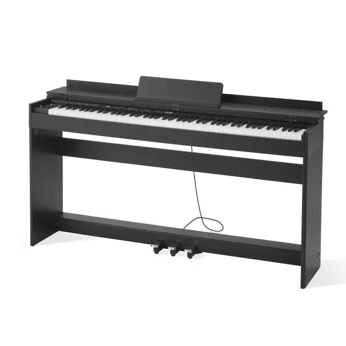Weighted Digital Piano, 88 Keys Fully Weighted, Electric Piano Keyboard with Furniture Stand, Power Adapter, Triple Pedal, 680 Tones, Support Wireless Connection, with Headphones, for Beginners