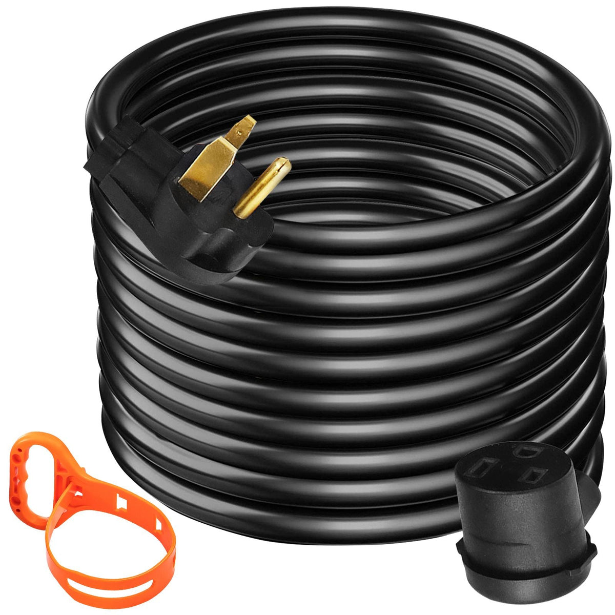 Welder Extension Cord 40Amp 25ft 250V, Welding Power Cord with NEMA 6-50 Plug 8 Gauge 3 Prong for MIG,Lincoln,Plasma,Miller,TIG