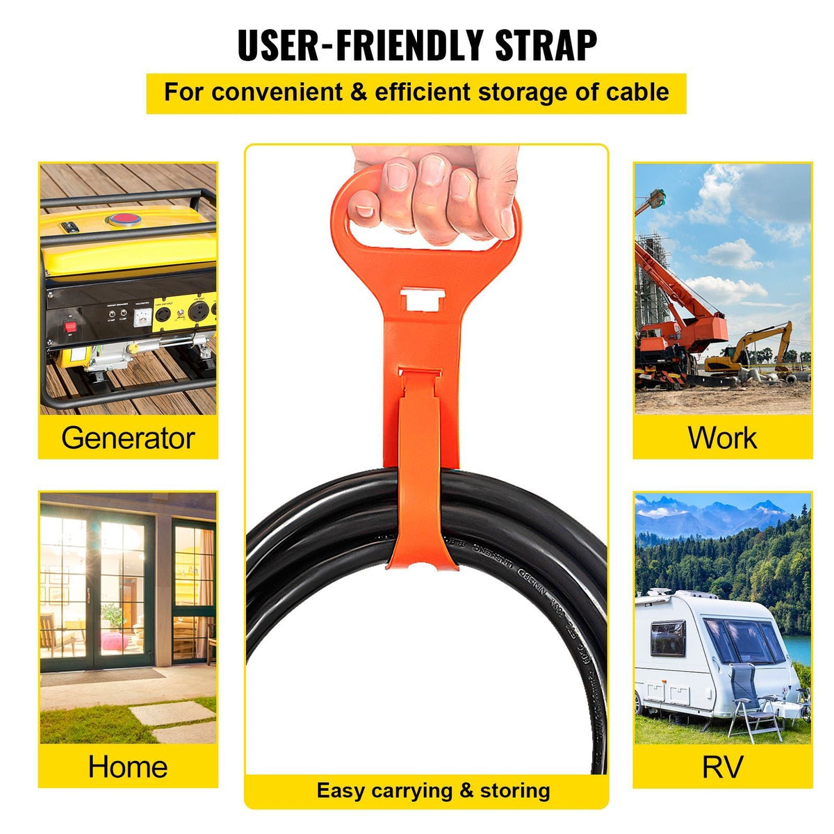 Welder Extension Cord 40Amp 50ft 250V, Welding Power Cord with NEMA 6-50 Plug 8 Gauge 3 Prong for MIG,Lincoln,Plasma,Miller,TIG Tested to UL Standards