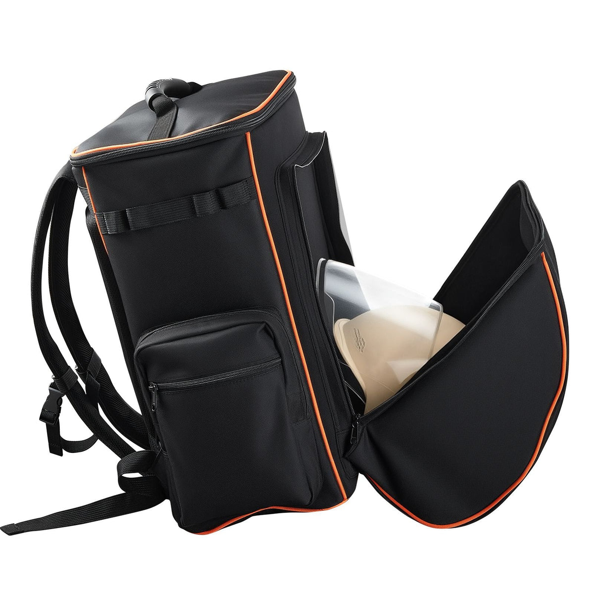 Welding Backpack, 35.6L Welder Backpack for Tools and Helmet, 600D Polyester Extreme Gear Pack with Helmet Catch Bag, Multi-Purpose Gear Storage Bag for Welding, Outdoor Camping, Mountaineering