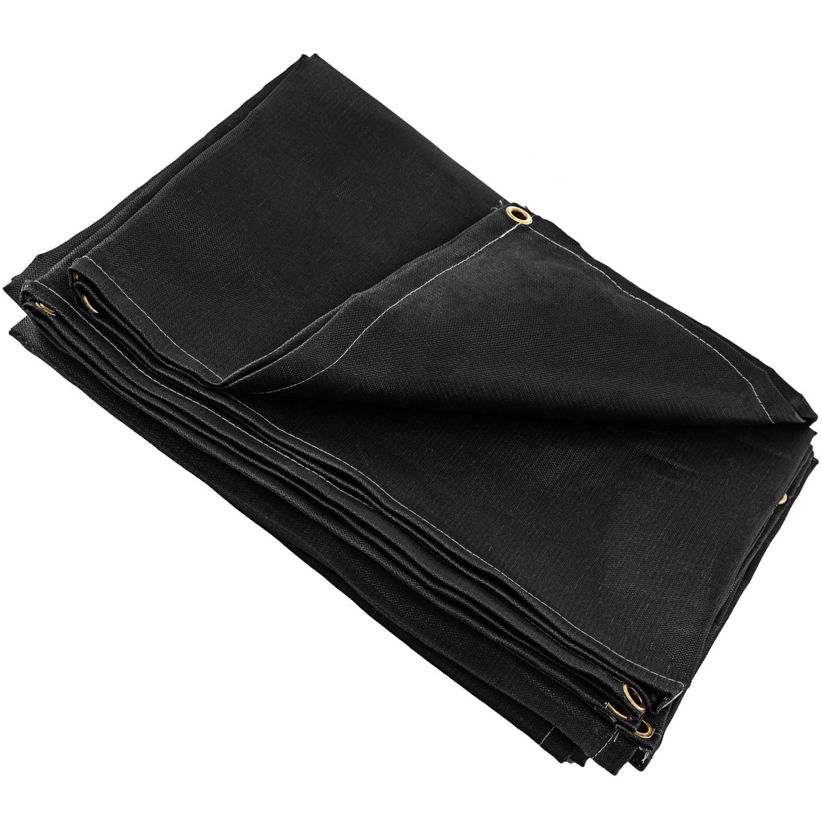 Welding Blanket, 10 x 10 Foot Fiberglass Blanket, Up To 550 Celsius Heat-Resistant Fire Retardant Blanket with Premium Brass Grommets