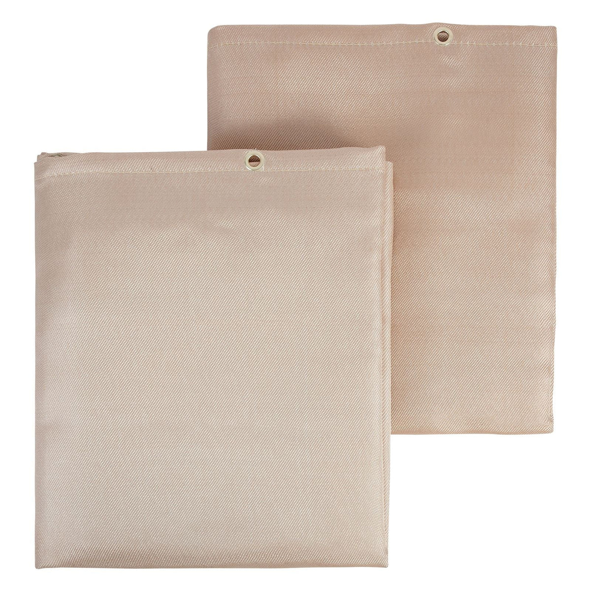 Welding Blanket 2 Pack, 6FT x 8FT Heat Treated Welding Blanket, Up To 998 F Heat Resistant Blanket Set, Heavy-Duty Fiberglass Flame Retardant Insulation Welding Mat Cover with Metal Grommets
