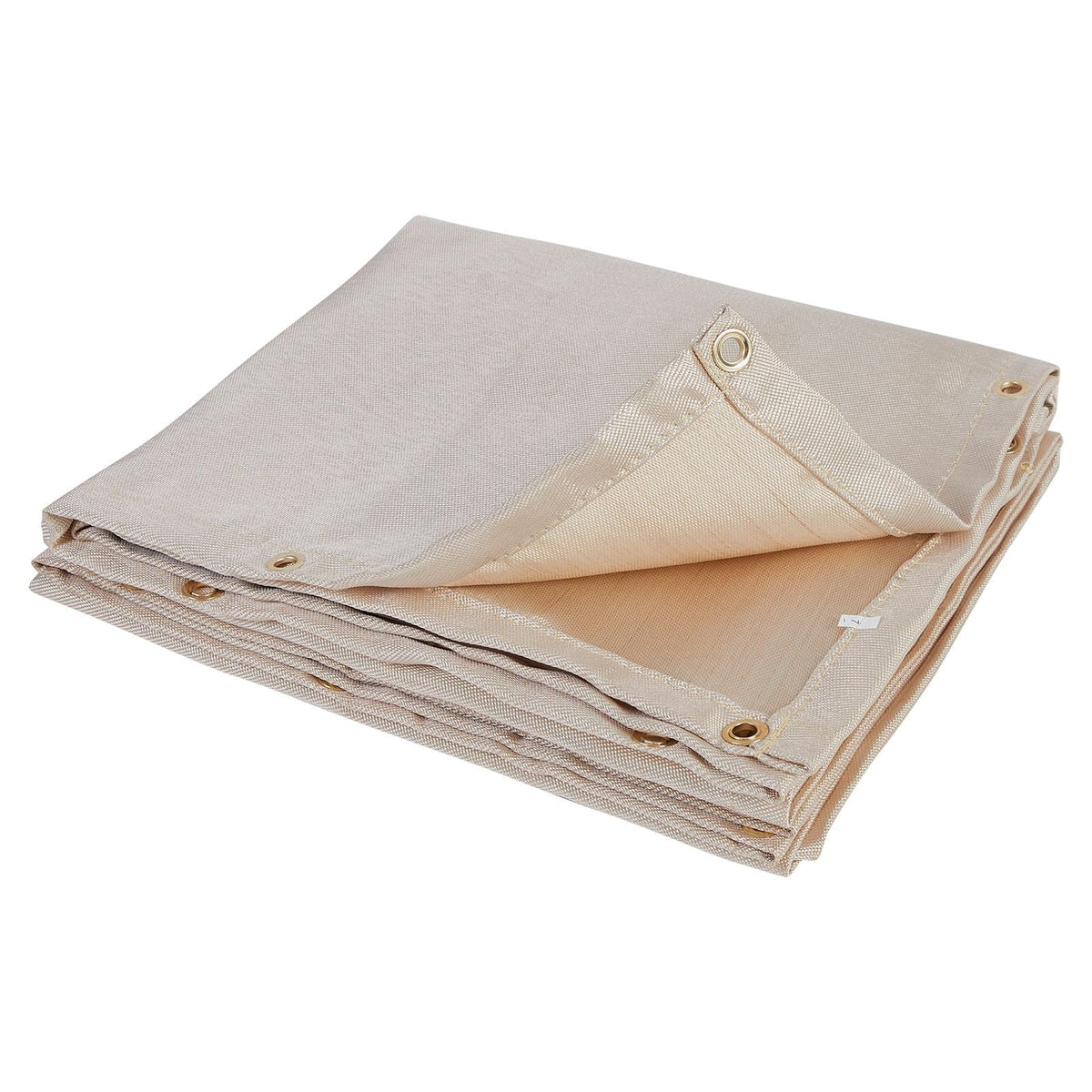 Welding Blanket 2 Pack, 6FT x 8FT Heat Treated Welding Blanket, Up To 998 F Heat Resistant Blanket Set, Heavy-Duty Fiberglass Flame Retardant Insulation Welding Mat Cover with Metal Grommets