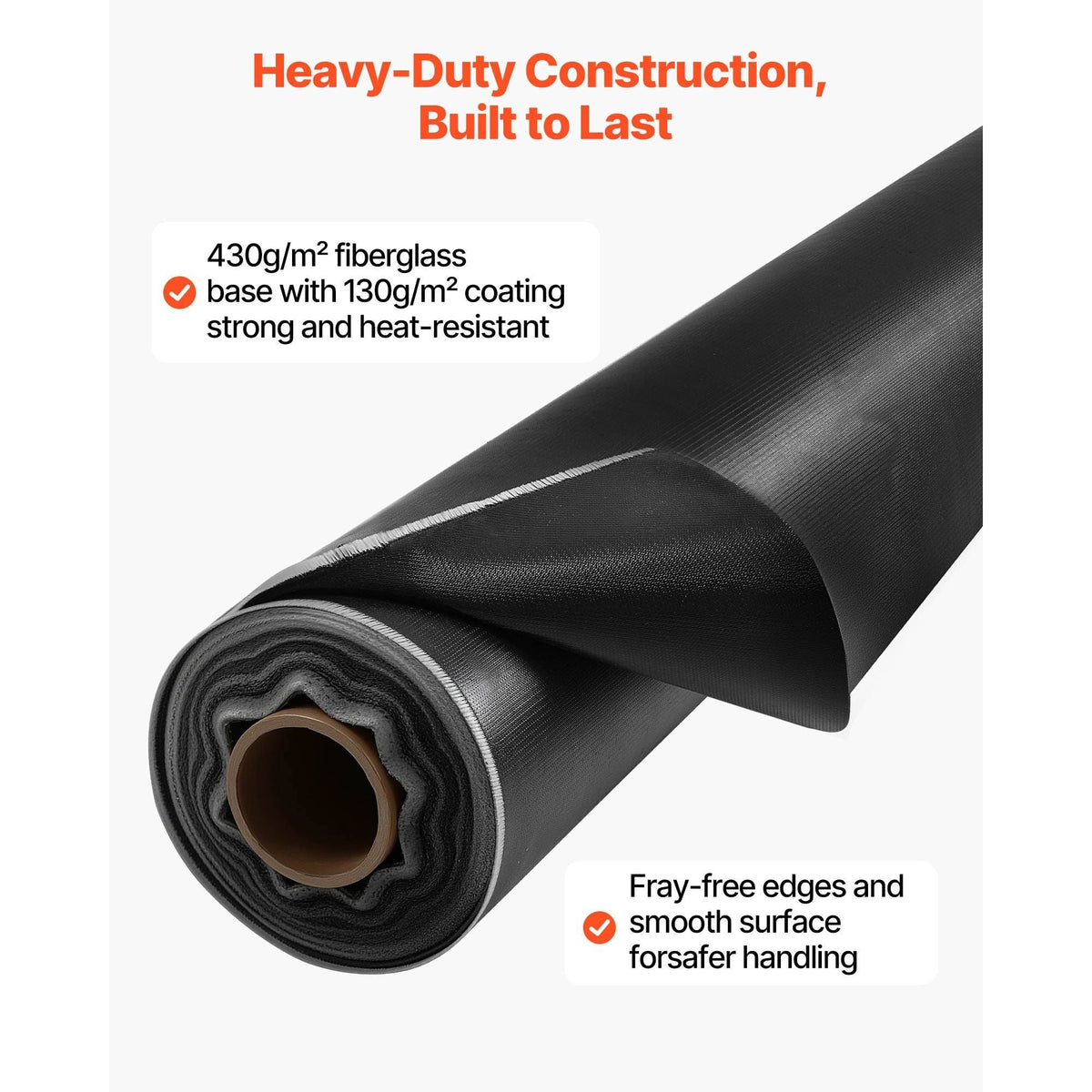 Welding Blanket Roll, 5 x 150 FT Silicone Coated Fiberglass Welding Blanket, Up to 1800 Fahrenheit Heat Resistant Safety Protection Blankets, Flame Retardant Fireproof Insulation Mat Roll