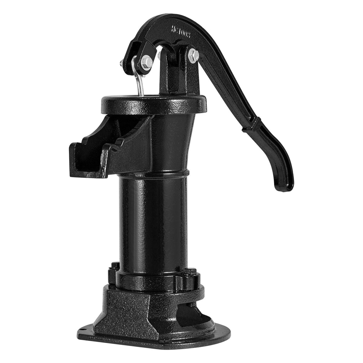 Well Hand Pitcher Pump, 25 ft Maximum Lift, Antique Cast Iron Manual Hand Water Pump, NPT 1-1/4 in Connection, Easy Installation, Old Fashioned for Outdoor Garden, Pond, Backyard, Farm, Black