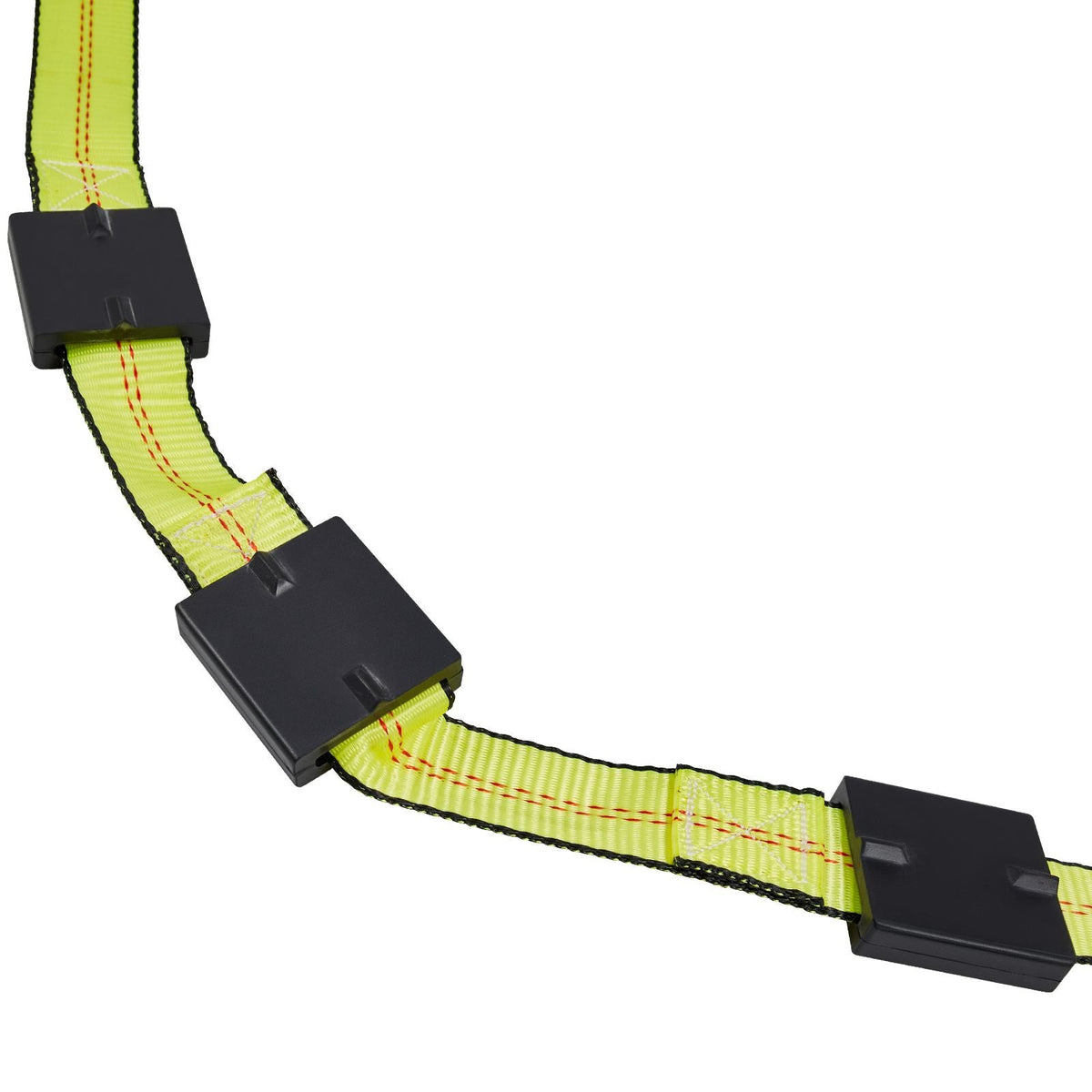 Wheel Chock Tie-Down Kit, Deck-Style Trailer Tie Down Strap, Car Tie Down Kit with J-Hook, Break Strength 10009 lbs & Working Load 3333 lbs Motorcycle Tie-Down System for SUVs, Trailers, Trucks