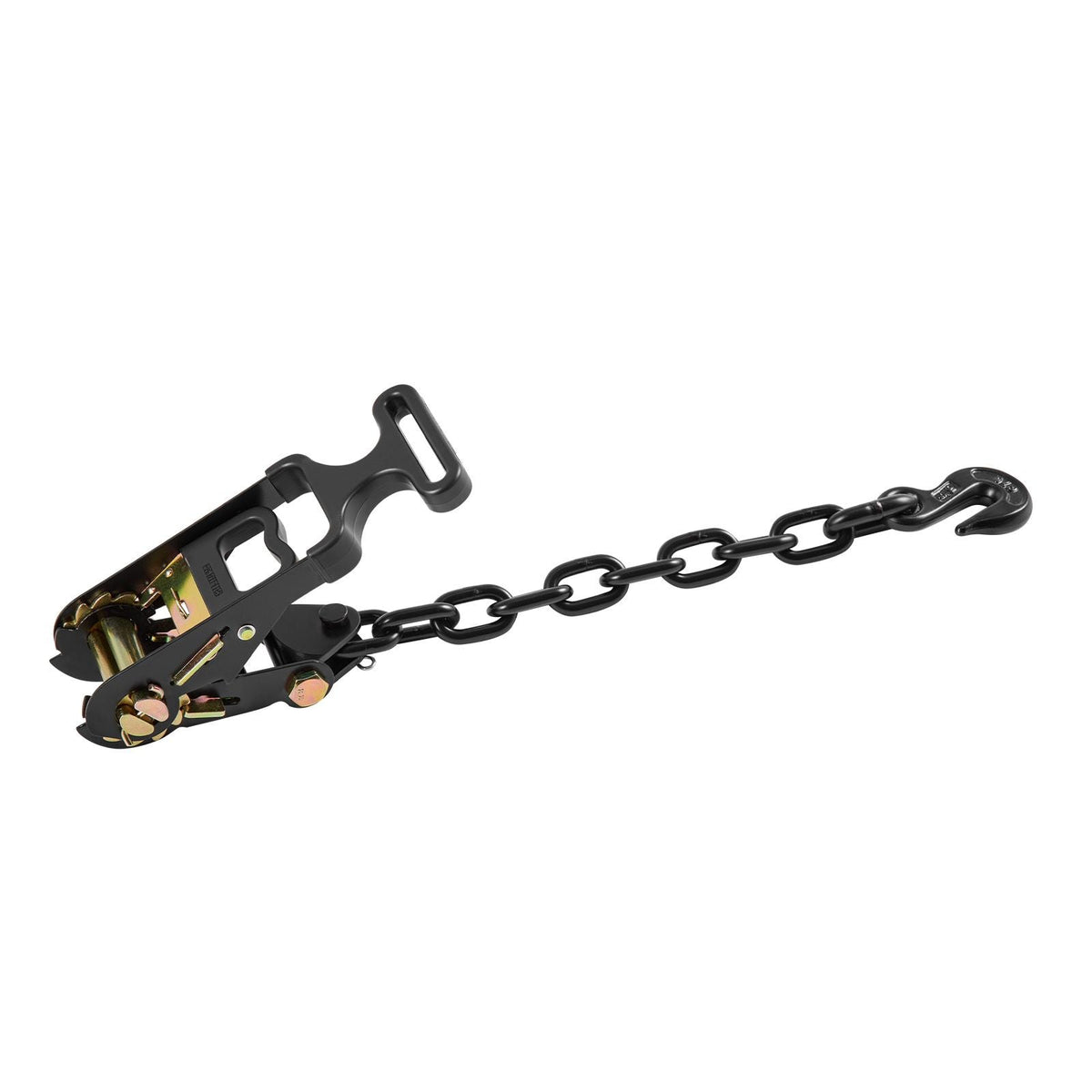 Wheel Chock Tie-Down Kit, Tire-Style Tow Dolly Strap, Car Tie Down Kit with Heavy-Duty Hook, Break Strength 10009 lbs & Working Load 3333 lbs Motorcycle Tie-Down System for ATV, SUV, Trailer