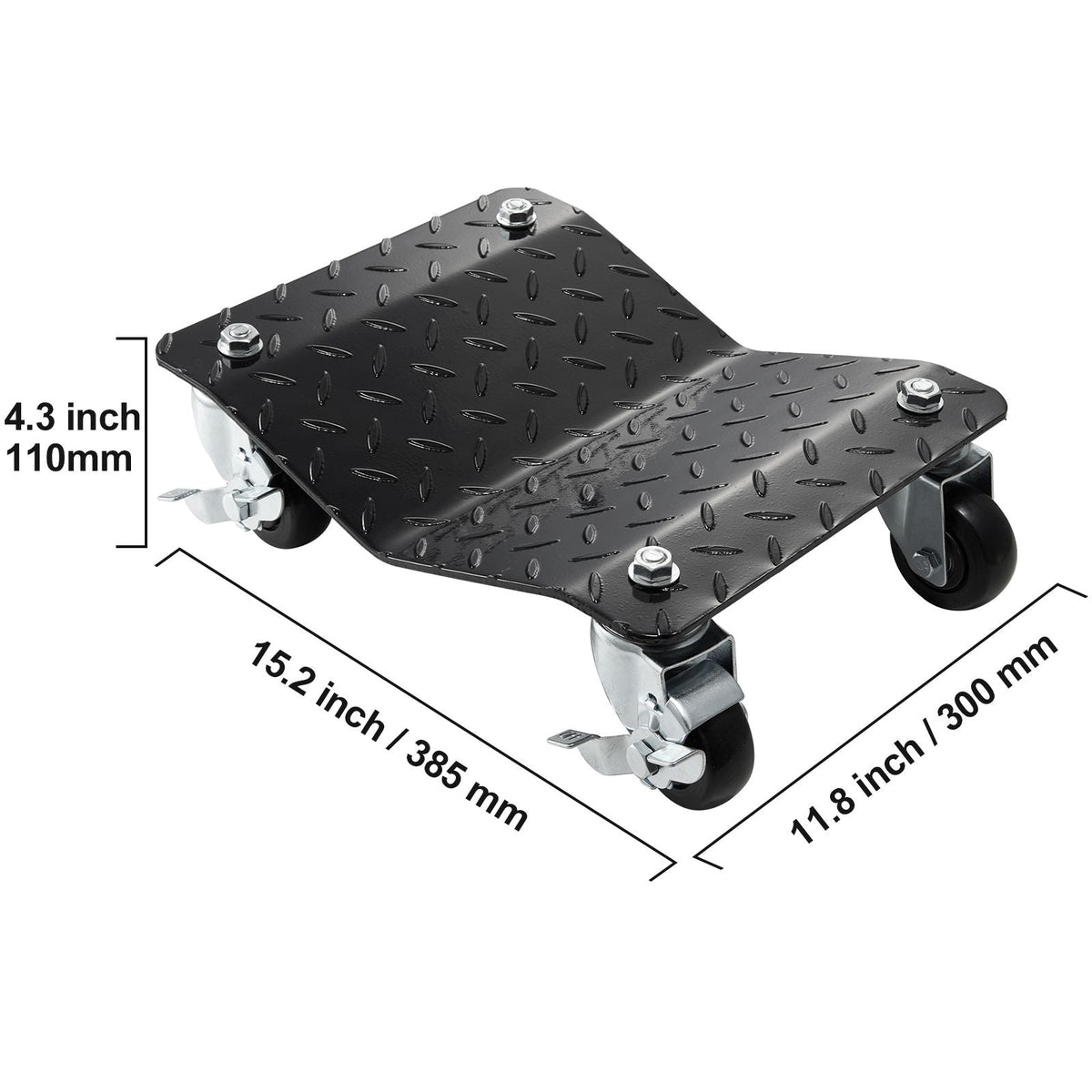 Wheel Dolly, 3000 lbs/1360 kg Car Dollies, Wheel Dolly Car Tire Stake Set of 2 Piece, Heavy-duty Car Tire Dolly Moving Cars, Trucks, Trailers, Motorcycles, and Boats