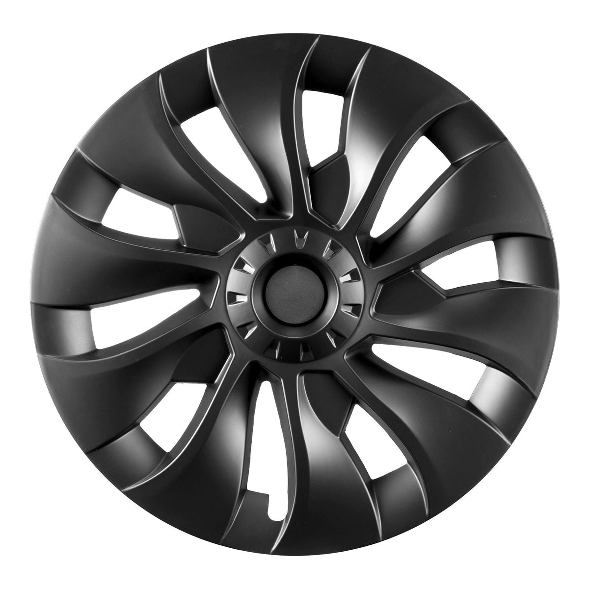 Wheel Rim Cover Hubcaps, 18 in, 2017-2023 Model 3 Fully Fit Hubcap with Snap, Guard Tape & Valve Nozzle Hole, ABS & PC Hubcap with High Rigidity & Less Wind Drag, Fits for All Weather Use