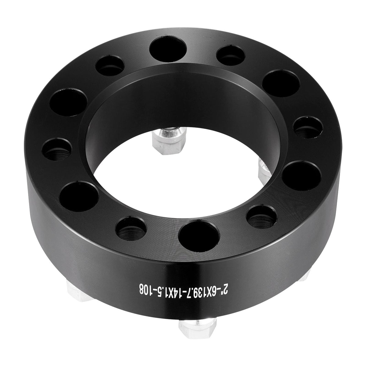 Wheel Spacers, 2" 6"x5.5" Wheel Adapters, 6 Lug Forged Spacer, 108 mm Bore Hubcentric M14 x1.5 Studs Spacers, Fit for 1988-2023 Chevrolet, GMC, and Cadillac, 4 PCS Black