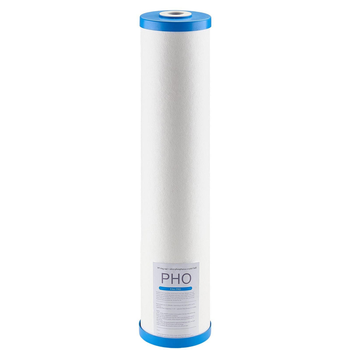 Whole House Water Filter Replacement Cartridge, 4.5" x 20" Polyphosphate Scale Inhibitor Filter for Whole Home Water Filtration System, Reduce Chlorine, Taste, Odor, Prevent Corrosion