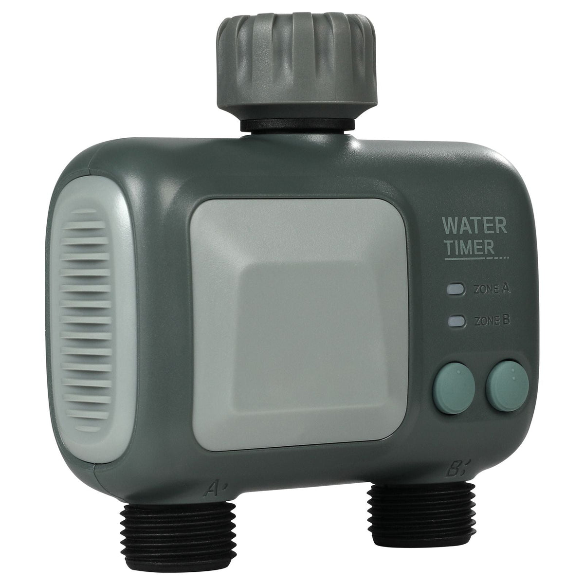 WiFi Sprinkler Timer, 2 Outlets, Smart Hose Faucet Water Timer with Brass Inlet, APP Control via 2.4Ghz WiFi or Bluetooth, Voice Control with Alexa and Google Assistant, IPX6 for Yard Watering