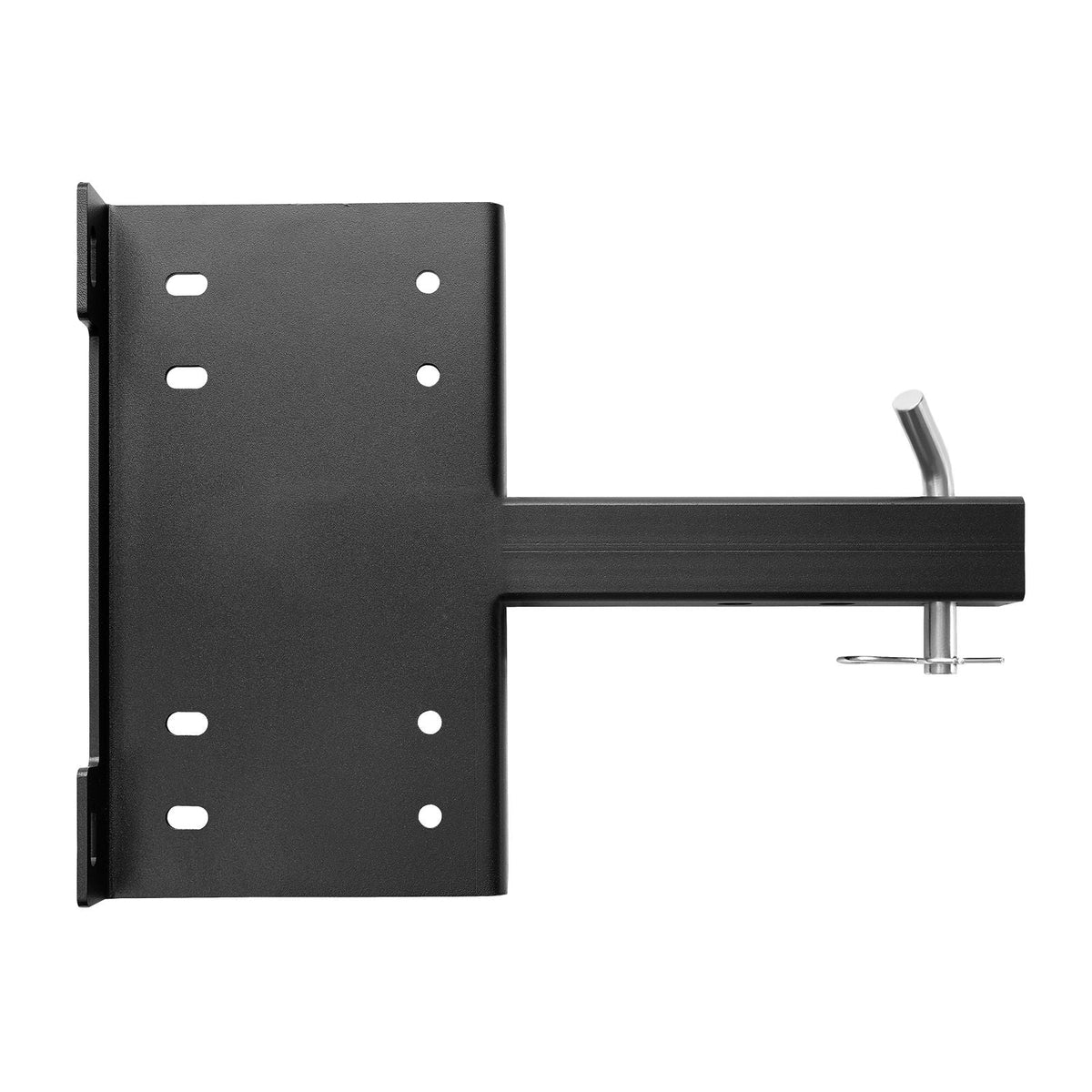 Winch Mount, 15000 lbs / 6803 kg Load Capacity, Trailer Hitch Winch Mount with 50.8 mm Receiver, 2 Mounting Hole Design, Powder Coated Steel, Suitable for ATV UTV Pickup Truck, Black