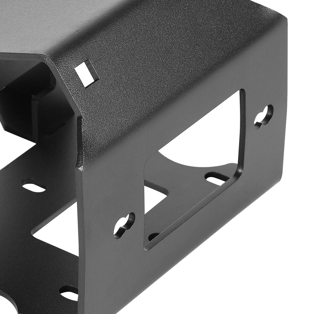 Winch Mount, Winch Capacity of 2000-3600 lbs, Trailer Hitch Winch Mount for Select Polaris Sportsman Models (2009 and Newer), 2 Mounting Hole Design, Powder Coated Steel, Fit for Desert Rescue
