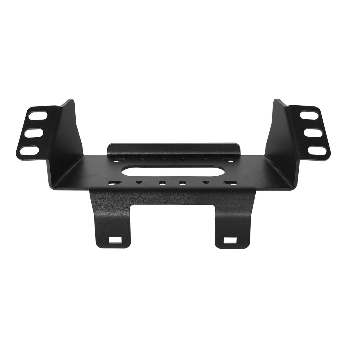 Winch Mount, Winch Capacity of 907-1633 kg, Trailer Hitch Winch Mount for Select Polaris Ranger Models (2010-2021), 3 Mounting Hole Design, Powder Coated Steel, Fit for Muddy Road Rescue