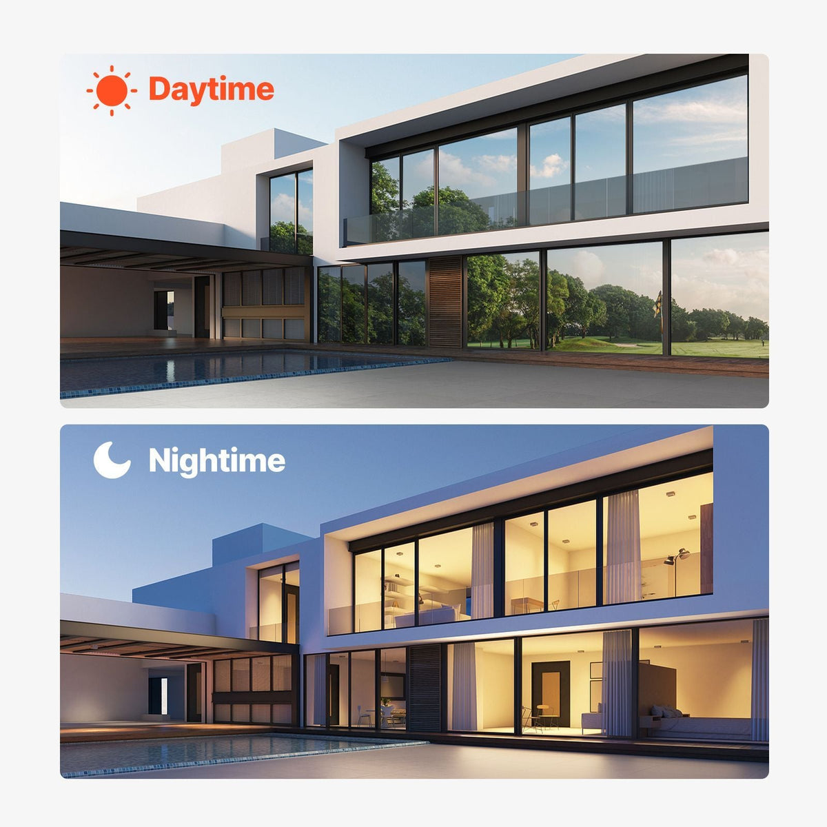 Window Privacy Film, One Way Window Tint, Daytime Mirror Reflective Heat Control Glass, Static Cling Sun Blocking See out Not in Window Film for Home and Office, Black-Silver, 35.4 in x 13.1 ft