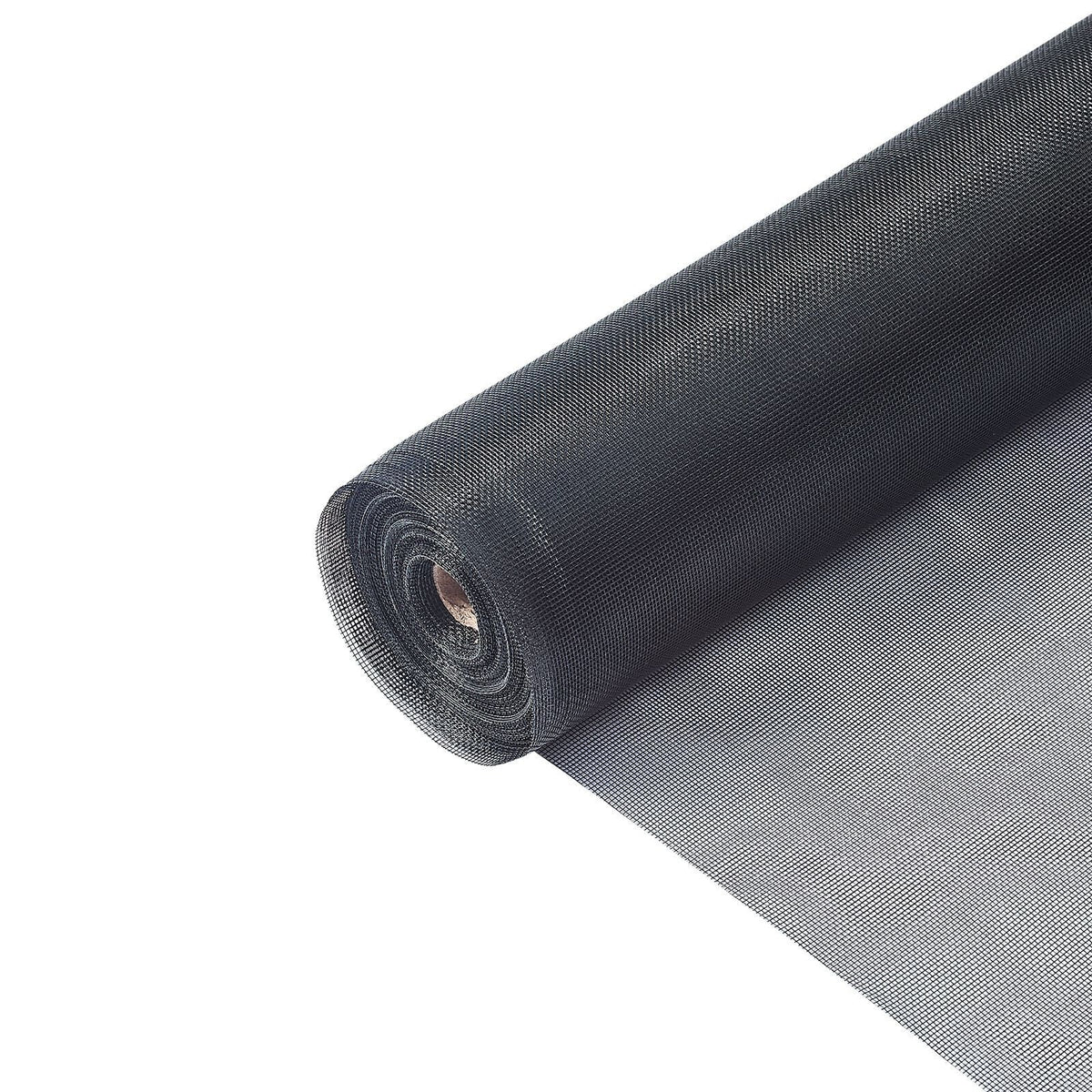 Window Screen Replacement, 100 ft × 48 in Window Screen Mesh, DIY Adjustable Fiberglass Screen Mesh - Durable, Washable & Easy to Install, Window Screen Repair Kit for Patio Porch Door Windows