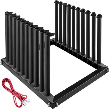 Windshield Rack 5-Lite, Windshield Truck Rack Steel, Windshield Glass Rack 24-Inch Height, Windshield Rack for Truck with PVC Pad & Foam Padding, Glass Rack for Truck, for Glass Transportation